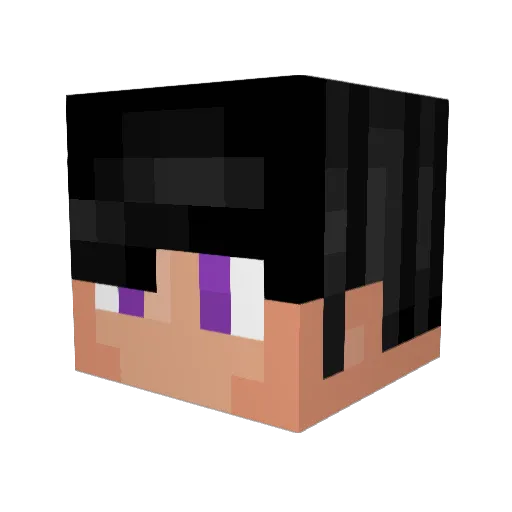 ktryz Minecraft avatar head, 3D render