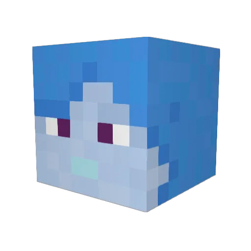 kts9 Minecraft avatar head, 3D render