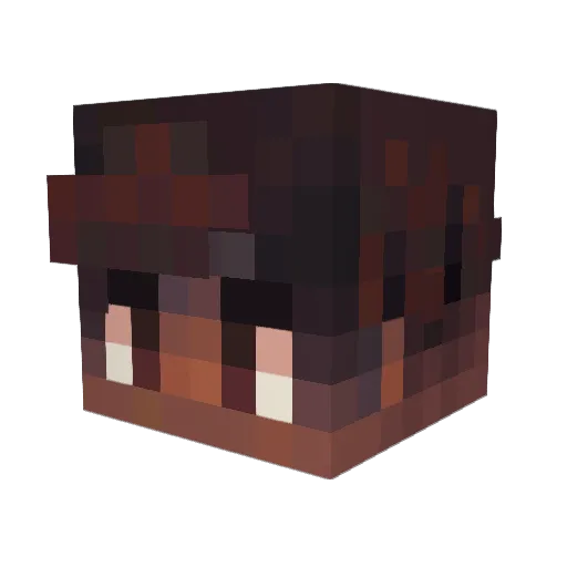 ktsnate Minecraft avatar head, 3D render