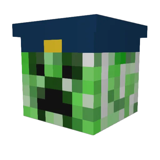 ktw_86 Minecraft avatar head, 3D render