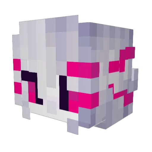 ktymii Minecraft avatar head, 3D render