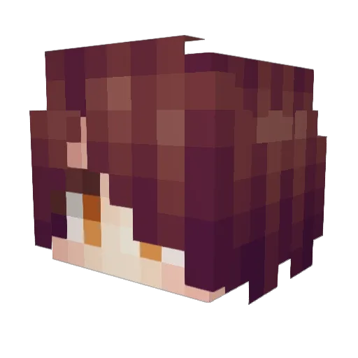 kua_ke Minecraft avatar head, 3D render
