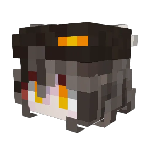kuailong11 Minecraft avatar head, 3D render