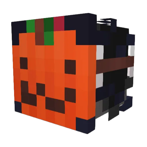 kub0ss Minecraft avatar head, 3D render