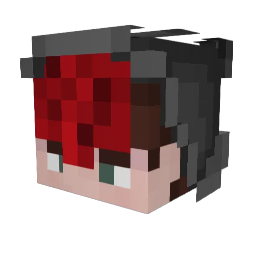 kuba201379 Minecraft avatar head, 3D render