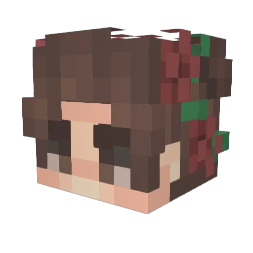 kuba2600 Minecraft avatar head, 3D render