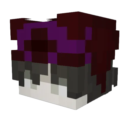 kuba3030 Minecraft avatar head, 3D render