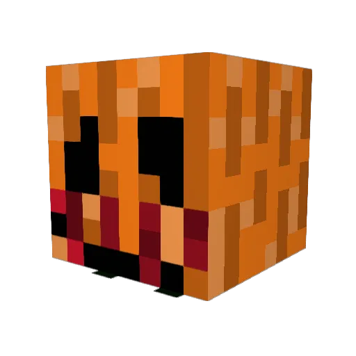 kubadd Minecraft avatar head, 3D render