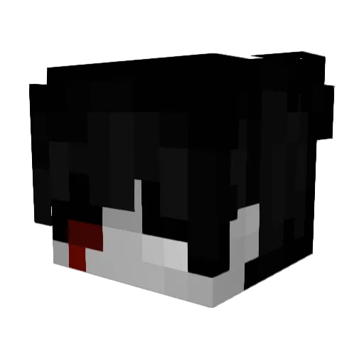kubagamesczplay Minecraft avatar head, 3D render