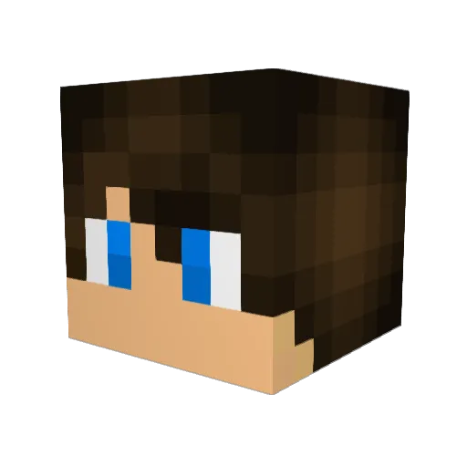 kubas109 Minecraft avatar head, 3D render