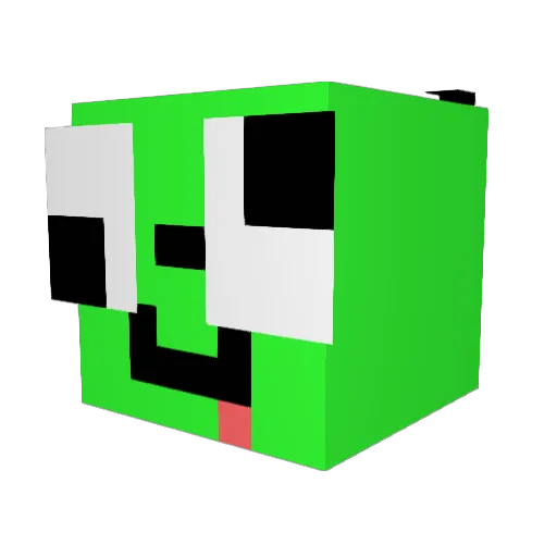 kubbur1234 Minecraft avatar head, 3D render