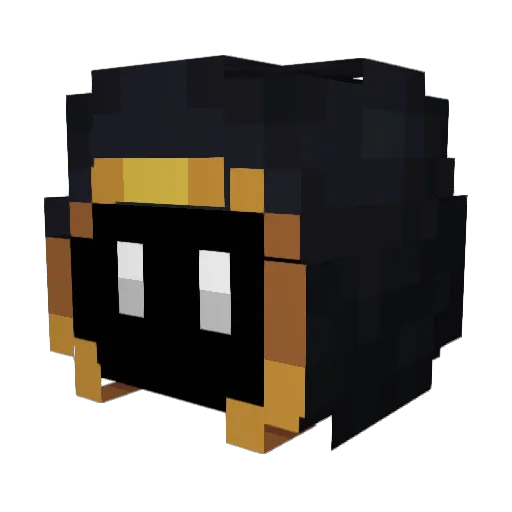 kubek1337 Minecraft avatar head, 3D render