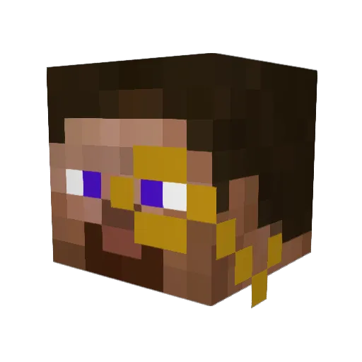 kubek235 Minecraft avatar head, 3D render