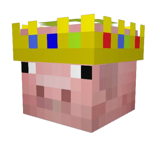 kubeqqq0 Minecraft avatar head, 3D render