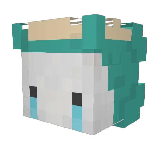 kubilayer Minecraft avatar head, 3D render