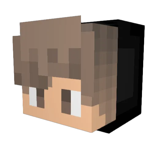kubixx99 Minecraft avatar head, 3D render