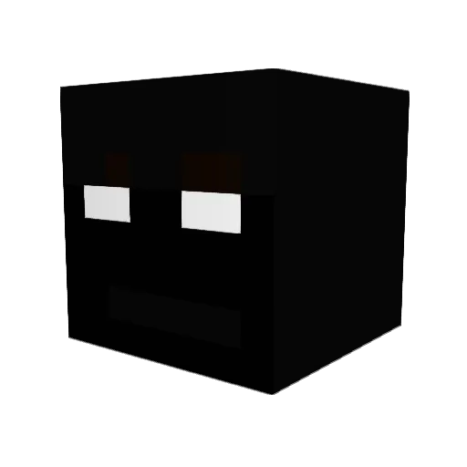 kubizz_ Minecraft avatar head, 3D render