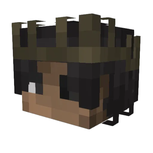kuboeb_ Minecraft avatar head, 3D render