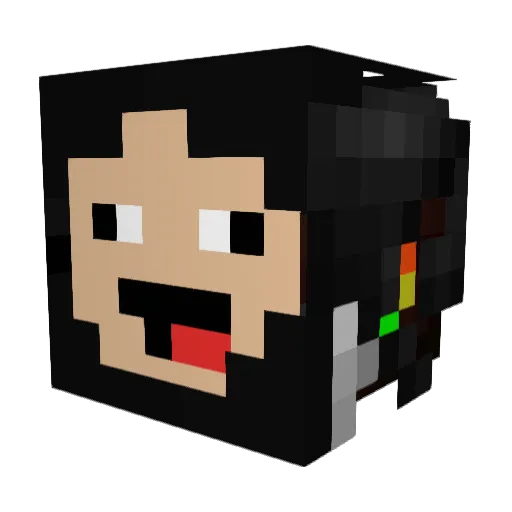 kubonator21 Minecraft avatar head, 3D render