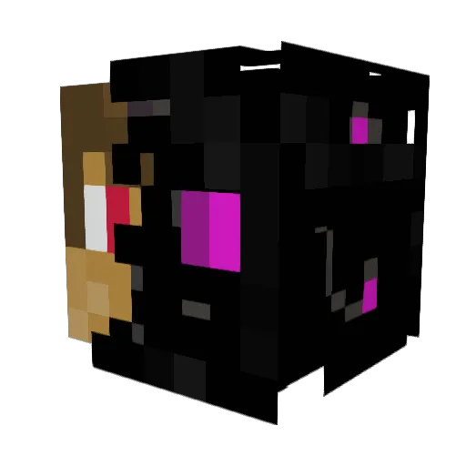 kubster_7 Minecraft avatar head, 3D render