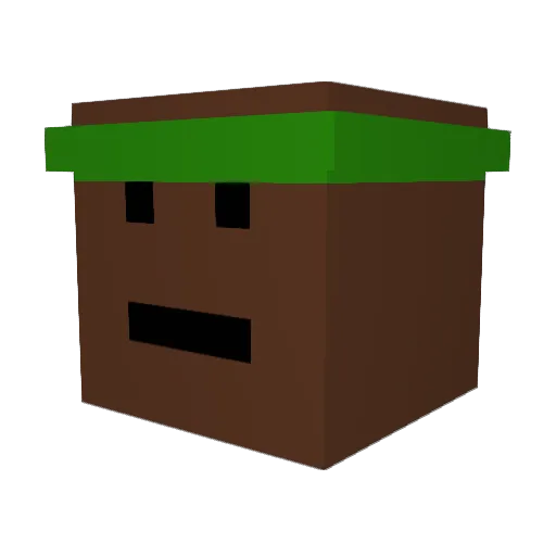 kuchmistrz69 Minecraft avatar head, 3D render