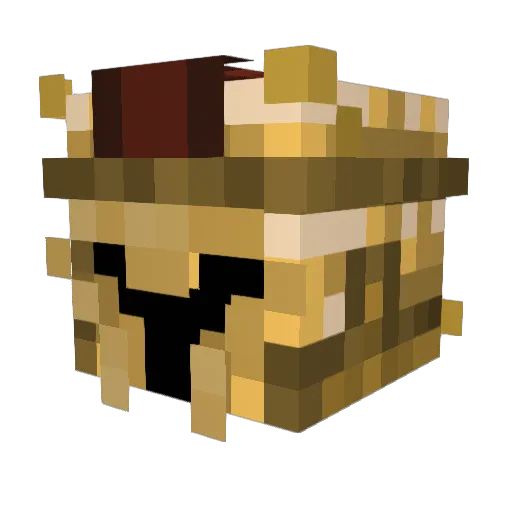 kud0s_ Minecraft avatar head, 3D render