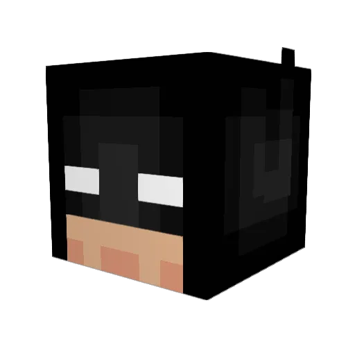 kudlatyswin Minecraft avatar head, 3D render