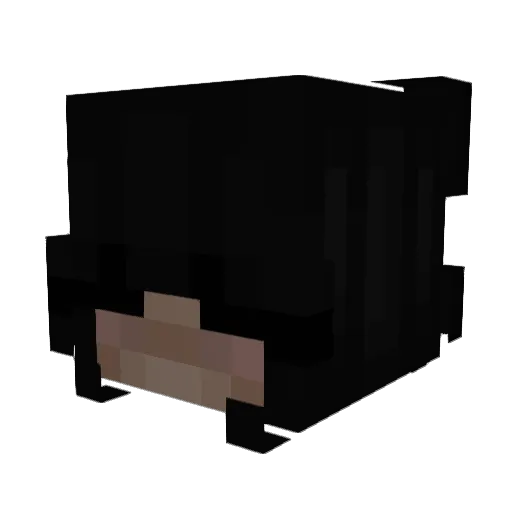 kueazo Minecraft avatar head, 3D render