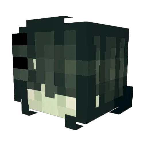 kuemsio Minecraft avatar head, 3D render