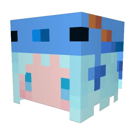kugalaw Minecraft avatar head, 3D render