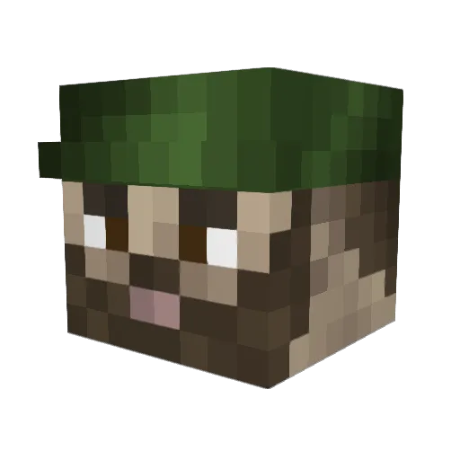 kugenconcaca Minecraft avatar head, 3D render