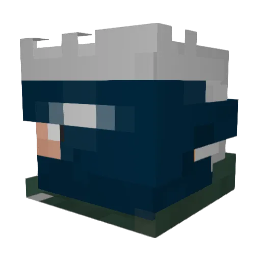 kugutsu2244 Minecraft avatar head, 3D render