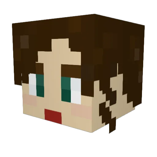 kuhliloach24 Minecraft avatar head, 3D render