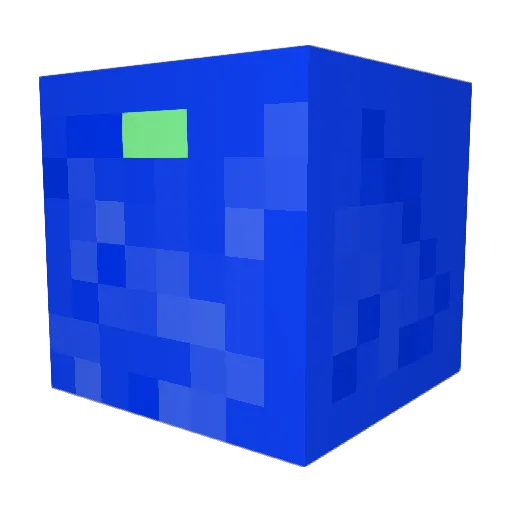 kuhncat Minecraft avatar head, 3D render