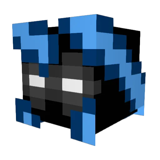 kuhnja Minecraft avatar head, 3D render