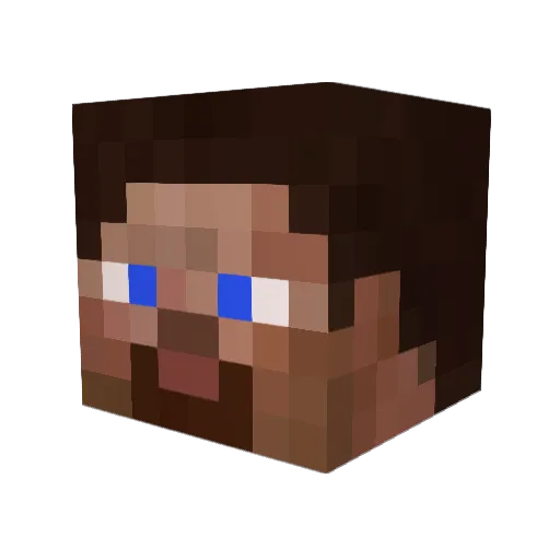 kuilez Minecraft avatar head, 3D render