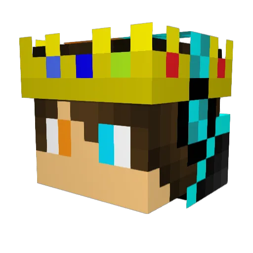 kuismis1 Minecraft avatar head, 3D render