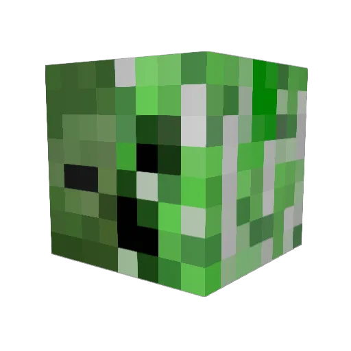 kujay11 Minecraft avatar head, 3D render