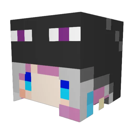 kujira33 Minecraft avatar head, 3D render