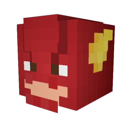 kukujas Minecraft avatar head, 3D render