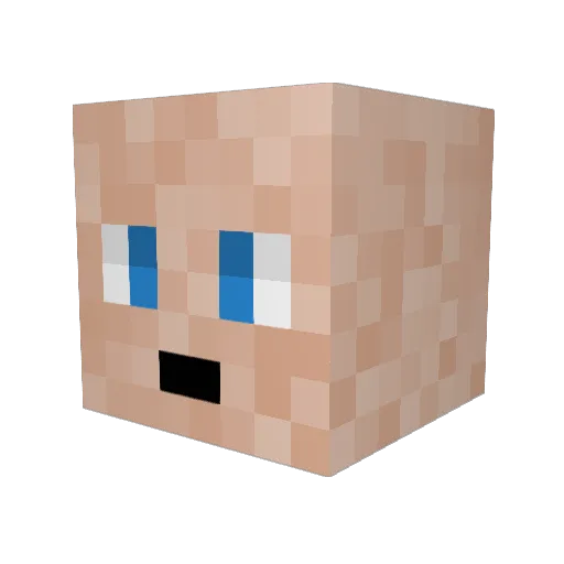 kukurydz27 Minecraft avatar head, 3D render