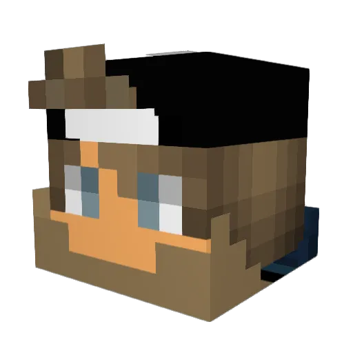 kukys994 Minecraft avatar head, 3D render