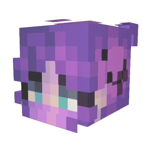 kulan2 Minecraft avatar head, 3D render