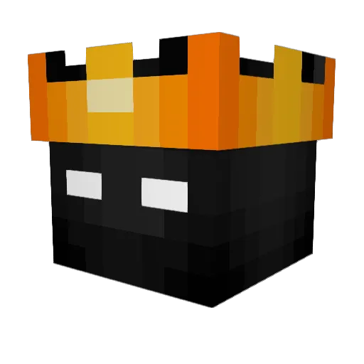 kuldkepp Minecraft avatar head, 3D render