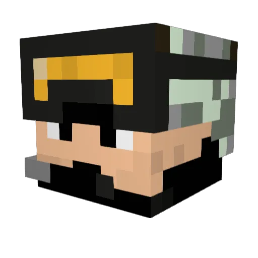 kulio321 Minecraft avatar head, 3D render