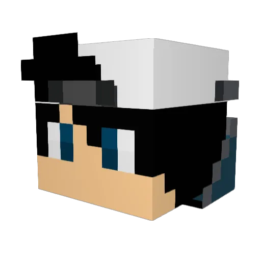 kulisz Minecraft avatar head, 3D render