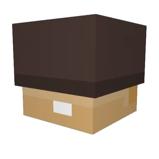 kullbeans Minecraft avatar head, 3D render