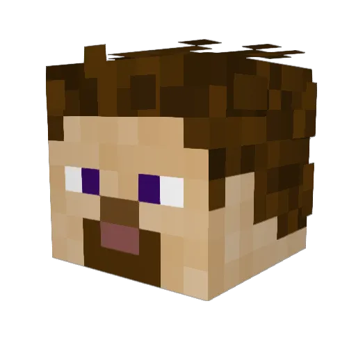 kullepesti Minecraft avatar head, 3D render