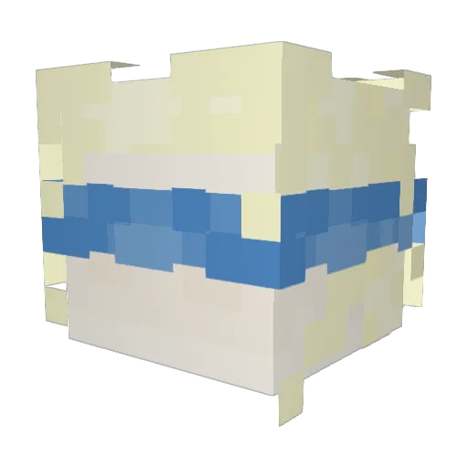 kulturkultur Minecraft avatar head, 3D render