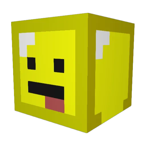 kuma_s Minecraft avatar head, 3D render
